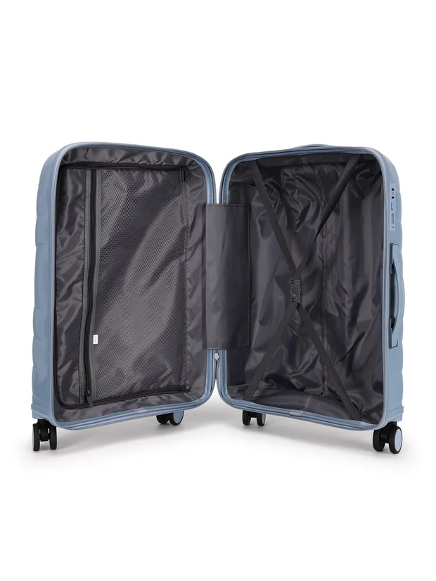 Diamond-Pattern PP Luggage Set with TSA Lock — view 6 (SXLPPB017)